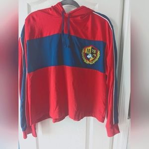 Disney Authentic Mickey Cropped Light Weight Pullover Hoodie 2XL